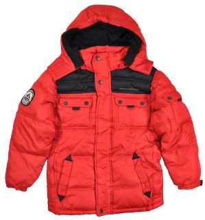 Weatherproof Big Boys Red & Black Outerwear Coat Size 8 10/12 14/16 $ 