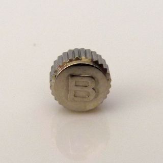 BULGARI Watch Crown 6,00 x 3,30 mm; Tap Thread 0.80 mm; Silver 