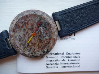 Beautiful New Dark Speckled R151 Tissot Rockwatch Rock Watch w/box