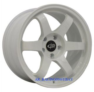 17 Rota Wheels 17x9 GRID 5x100 WHITE SRT4 Celica Legacy TC XD WRX 