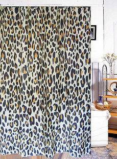 72 New Fashion Leopard Print Bathroom Fabric Waterproof Shower 