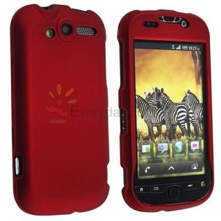 Red Hard Skin Case Cover Accessory for HTC Mytouch 4G