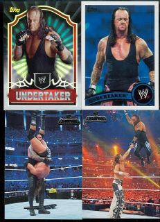 TOPPS WWE 4 UNDERTAKER 2011 WRESTLING CARDS SEE SCAN