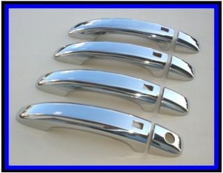 2012 AUDI Q7 CHROME DOOR HANDLE COVERS   4dr   STAINLESS STEEL EKEY