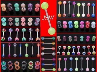 A#3   20 Tongue Rings Wholesale Tounge body jewelry 