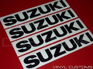 Suzuki Die  Cut Vinyl Decal GSX R Hayabusa 600 750 1000 Motorcycle 