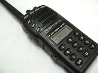 Motorola GP68 VHF 136 174MHz 5W 20 Channel 2 Way Radio + Accessories