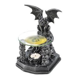 Newly listed Dragon Gargoyle Table Top Oil Burner Goth Decoration NEW 