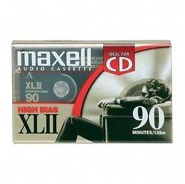 Maxell XLII 90 High Bias Blank Cassette Tape CRO2