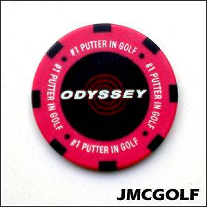 Set of 4 New Callaway Golf Odyssey Putter Ball Marker Poker Chip Set 