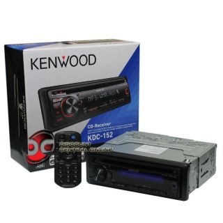 KENWOOD KDC 152 CAR WMACD RECEIVER W/ REMOTE & FRONT AUX IN