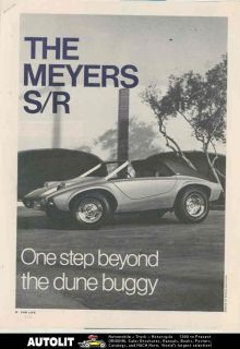 1970 Meyers S/R VW Kit Car Dune Buggy Article