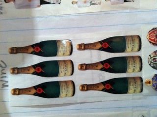 35 Sheets Stickers Paper House 4R Moet And Chandon Bottle Champagne