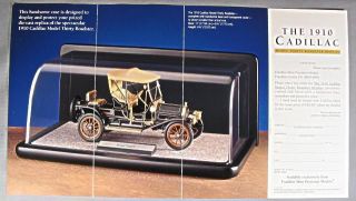 Franklin Mint 1910 Cadillac Model Thirty Roadster Display Case 