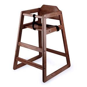 New Restaurant Style Wooden High Chair