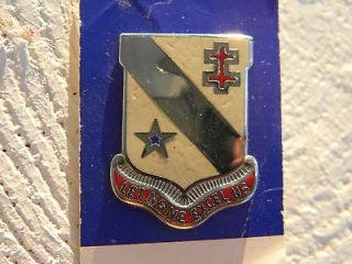US Army 7th SPT BN DI DUI unit insignia hat crest pin G 23
