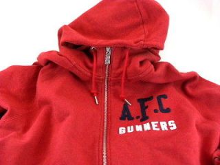 Nike Authentic Arsenal Gunners FC Red AW77 Soccer Sweeter Hoodie 