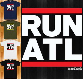 RUN ATLANTA T shirt   Georgia 404 Hip Hop Outkast T.I. Falcons Braves 