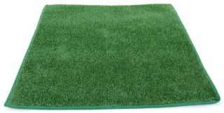 Indoor/Outdoor Green Artificial Grass Turf Area Rug Premium Binding 