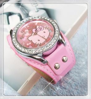   dial HelloKitty Watches Students kids Wrist Watch 3 colors Style #10