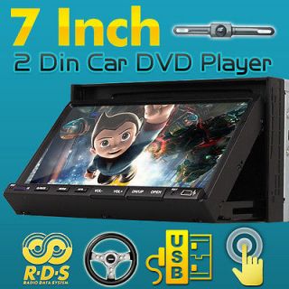   TouchScreen Car DVD Player Stereo Remote Control Speaker Rear Camera