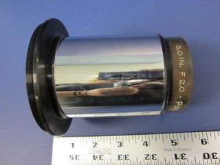 Vintage Panavision 5.00 in F L F2.0 35mm Cine Projection Lens