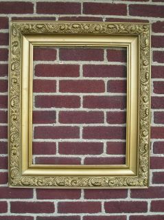 Antique Aesthetic Eastlake Victorian Picture Frame Ornate Large Deep 