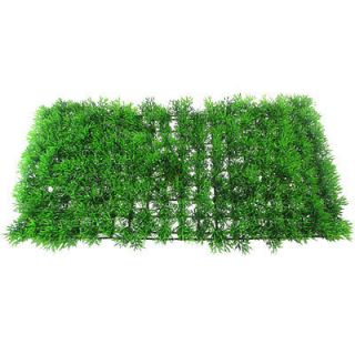Artificial Plastic Grass Lawn Turf Aquarium Decor Ornament 21x11