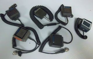 Bundle of 6 Vintage Motorola Handheld speaker microphones. Used.