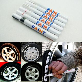   Sale 1Black for Free Car Motorcycle Tyre Tire Tread Marker Paint Pen