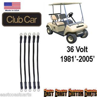 Club Car DS 36 volt Golf Cart # 4 Gauge Battery Cable Kit (5)