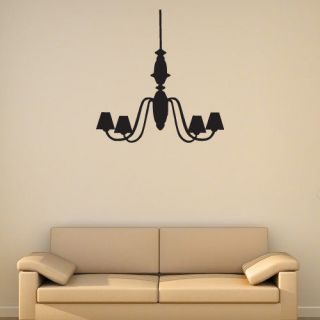 Ceiling light vinyl wall art sticker modern home interior decoration 