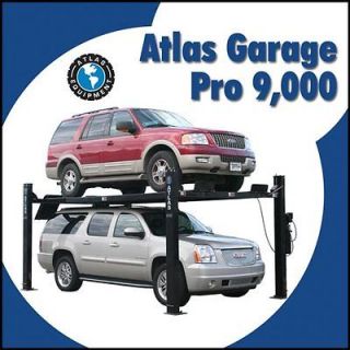 Atlas Garage Pro 9,000 4 Post Car Lift Truck Hoist Lifts