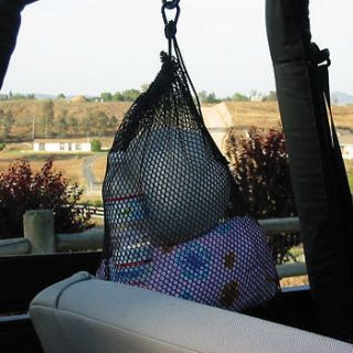   by Side Jeep Storage Secure Net Cargo Stow Away Mesh Bag w/ Clip Mount