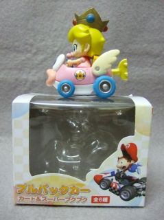 Japan Toy Wii Mario Kart Pull Back Car Play Set   Baby Peach on Cheep 