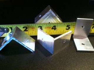 Aluminum Angle 6061 T6 8 L brackets 
