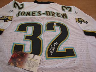   Jones Drew Autographed Authentic Reebok On Field Jaguars Jersey GAI