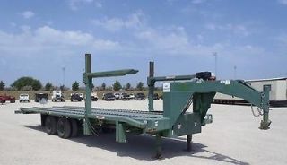 Hay Trailer Gooseneck Auto Loading Live Bottom Hydraulic Arms NEW 2012