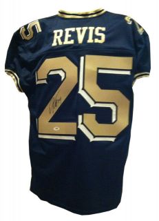   Revis Signed Univ of Pittsburgh Panthers Football Jersey PSA COA Jets