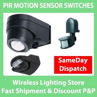 PIR Motion Sensor Movement Detection Outdoor Security Light Switches 