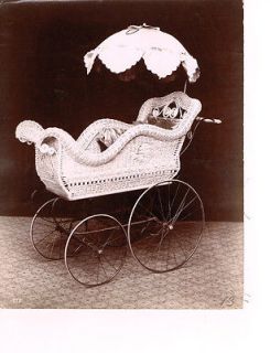 antique wicker baby carriage in Baby Carriages & Buggies