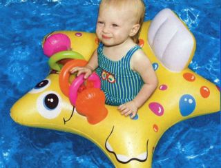 Inflatable Starfish BABY Seat pool FLOAT Colorful beach SAFE Toys lake 
