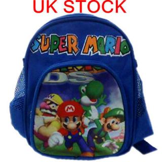   Childrens MINI Nintendo Super Mario Brothers Luigi Canvas Backpack Bag