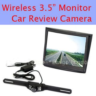   CAR 3.5 Screen Monitor with Rear View Backup Camera Waterproof CR002