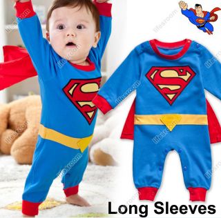 Superman Baby Kid Toddler Onesie Bodysuit Romper Jumpsuit Outfit Cloth 