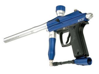 New Azodin Kaos Paintball Marker Gun   Blue / Silver