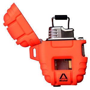   Lighter, Orange camping survival hiking gear equipment supplies