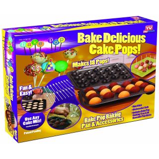 Delicious Bake Cake Pop Baking Pan & Accessories. Fast,  