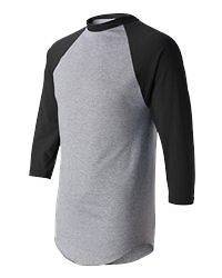 Augusta 3/4 Sleeve Baseball Jersey T Shirt Sports Team Tee Mens S 3XL 