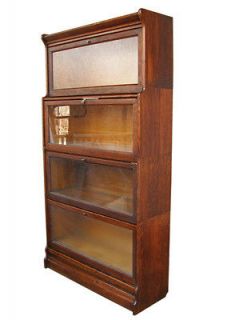 GOOD Antique ARTS & CRAFTS Barrister Bookcase w64